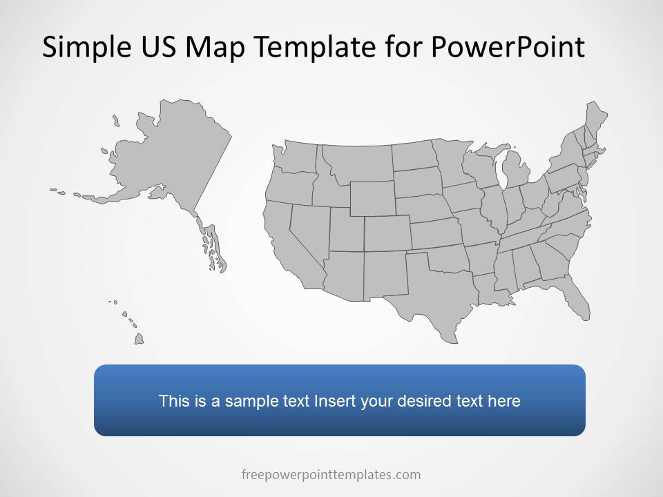 Free Us Map Template   0003 01 Us Map 1 