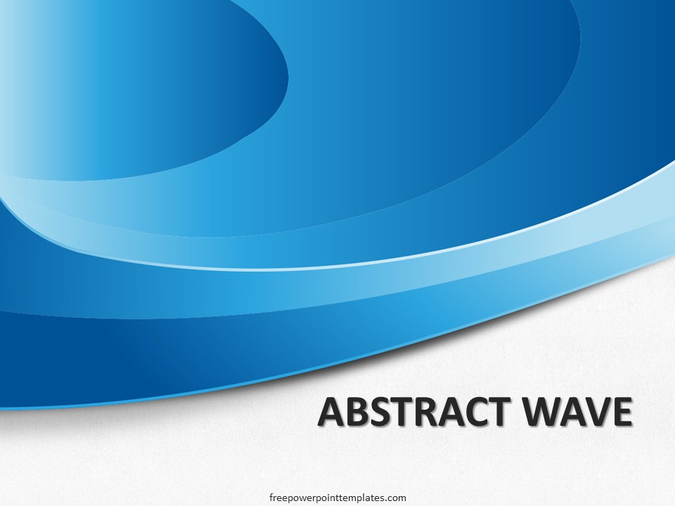 Wave Ppt Template from freepowerpointtemplates.com