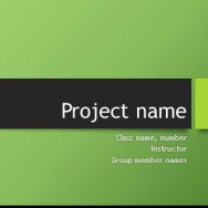 Free Group Project Template for PowerPoint Online 1