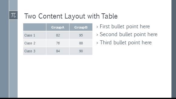 Free Mathematical Presentation Template 3