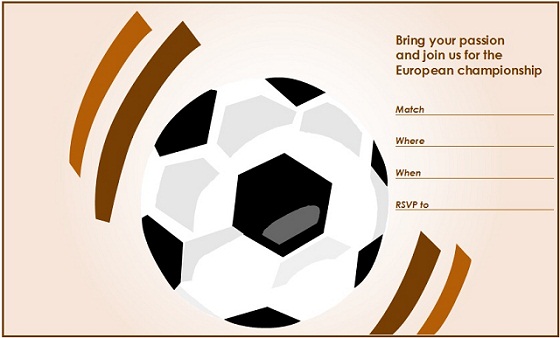Free Soccer Invitation Template for PowerPoint 4