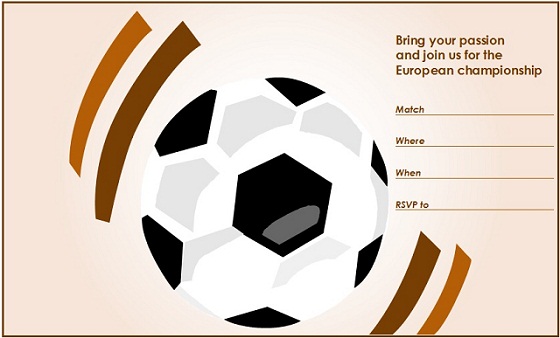 Free Soccer Invitation Template for PowerPoint Free PowerPoint Templates