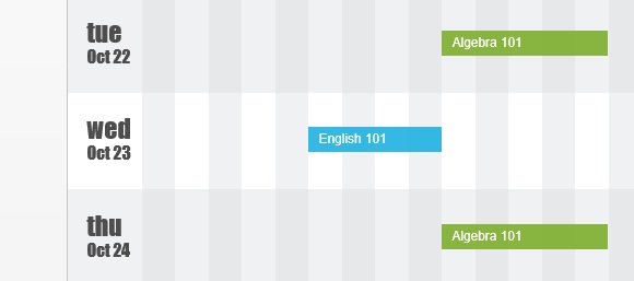 Free Class Schedule Template for PowerPoint Online  2