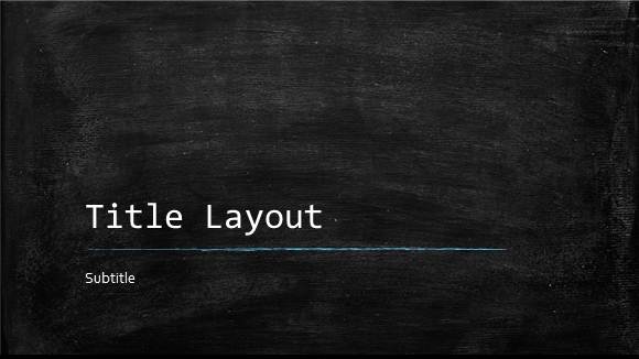 Free Classroom Chalkboard Template for PowerPoint Online Free