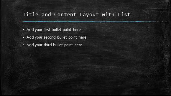 Free Classroom Chalkboard Template for PowerPoint Online 2