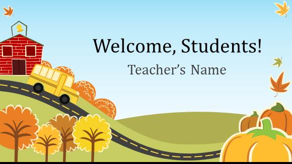 Free Elementary School Teacher Template for PowerPoint Online - Free