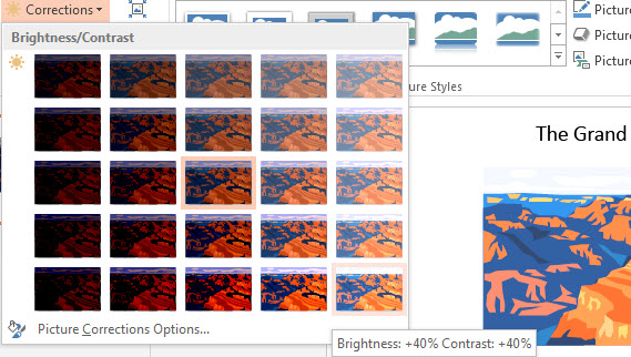 powerpoint artistic effects picture style for mac