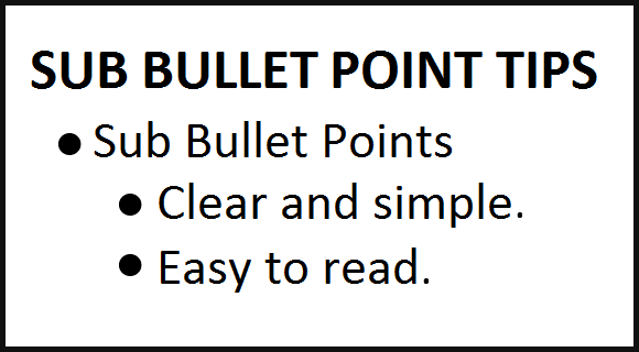 Write The Best Bullet Lists For PowerPoint Presentations Free 