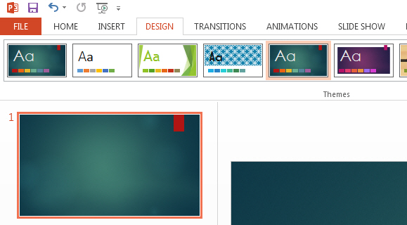 Change Slide Background in PowerPoint 2013 1