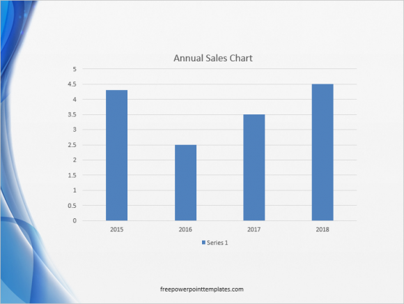 Column Graphs - Default Column Chart - FreePowerPointTemplates