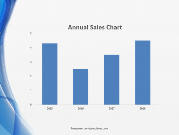 Column Graphs - Improved Column Graph - FreePowerPointTemplates