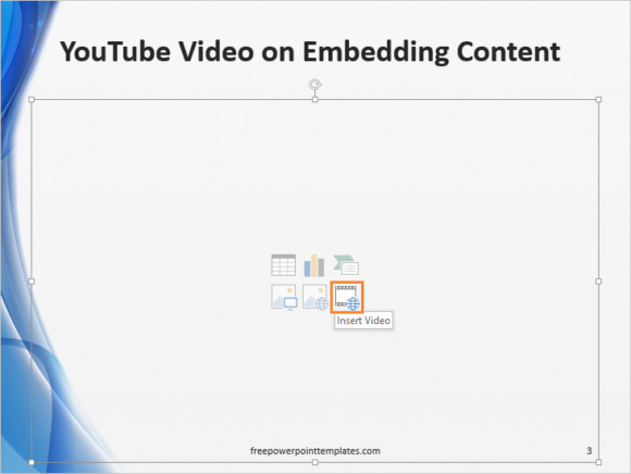 Embed -- YouTube - Share - Embed - Template - Insert Video - FreePowerPointTemplates