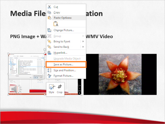 Extract Images -- Slide Online - Save as Picture... - FreePowerPointTemplates