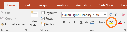 Features in PowerPoint -- Highlight Text - FreePowerPointTemplates