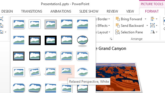 Formatting Pictures in PowerPoint 2013 2