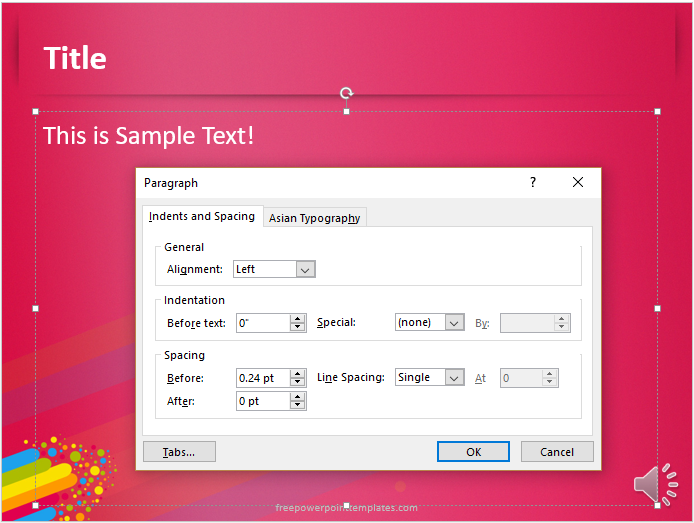 which formatting presentation type is used to display an integer