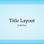 Free Blue Border Template for PowerPoint Online 1