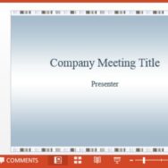 Free Company Meeting PowerPoint Template -- Featured - FreePowerPointTemplates