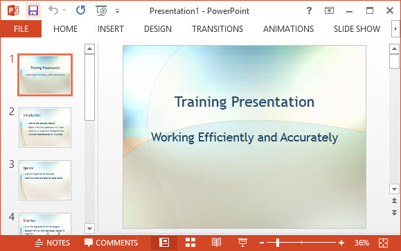 Free Employee Training Ppt Template