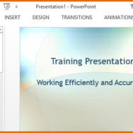 Free Employee Training PPT Template -- Featured