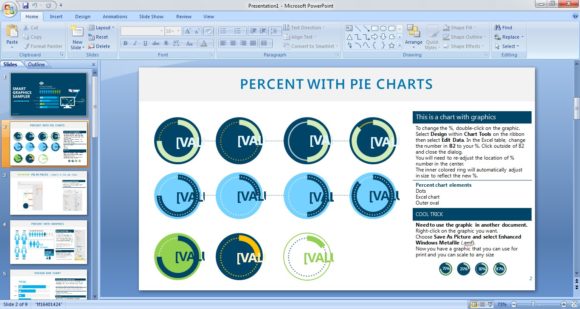 Free Graphics Sampler PowerPoint Template 2