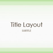 Free Green Border Template for PowerPoint Online 1
