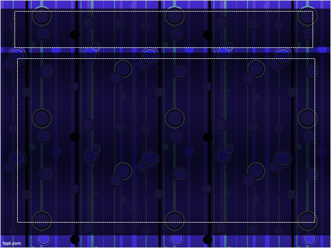 Free Purple and Blue Circles Pattern Template -- Cover - 2 - FreePowerPointTemplates