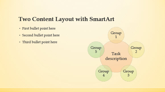 Free Yellow Band Template for PowerPoint Online 3
