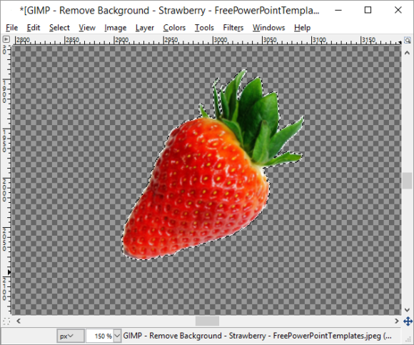 gimp remove background with edge detect