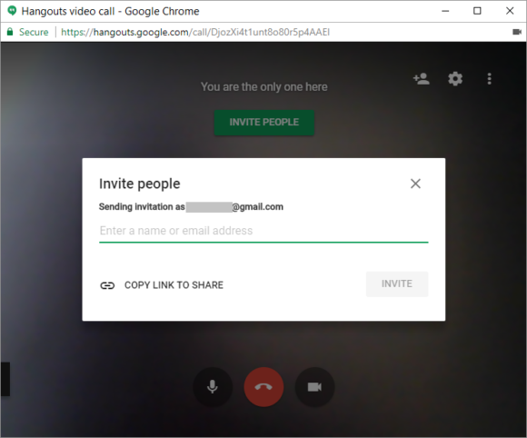 Google Hangouts -- Invite People - 3 - FreePowerPointTemplates