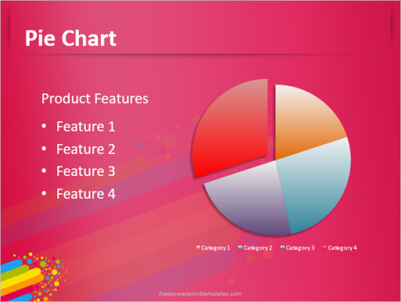 Graph - Hacks - Pie Chart - Separated - FreePowerPointTemplates