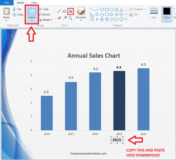 Highlight Columns - Text Box - Paint - Bold Label -- FreePowerPointTemplates