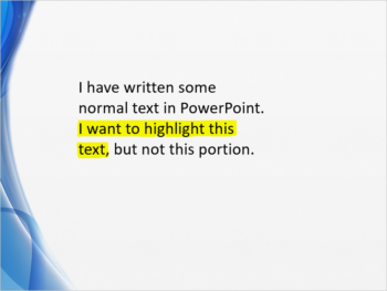 how to highlight on a picture in powerpoint