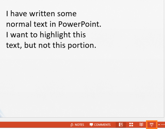 Highlight -- Highlighting Text - Slide Show Mode - PowerPoint 2016 - FreePowerPointTemplates