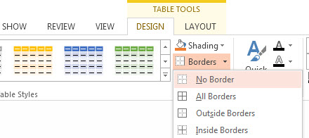 How To Apply Borders and Shading in PowerPoint 2013 2