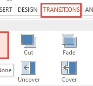 How To Apply Transition Effects in PowerPoint 2013 4