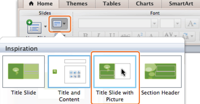 How To Apply a Theme and Layout in PowerPoint 2011 for Mac 4