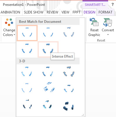 How To Format SmartArt in PowerPoint 2013 4