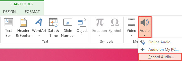 How To Record Audio on a Slide in PowerPoint 2013 1