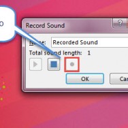 How To Record Audio on a Slide in PowerPoint 2013 2