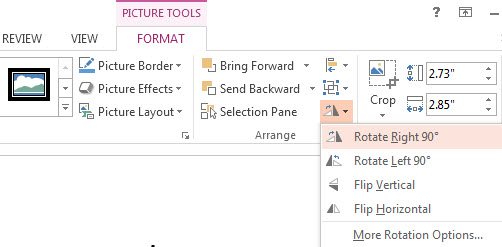 How To Rotate Objects in PowerPoint 2013 0