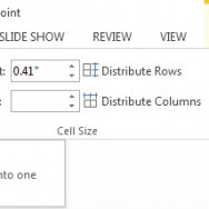 How To Split and Merge Cells in PowerPoint 2013 1