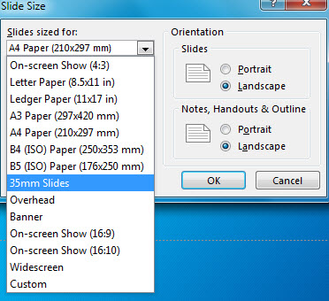 How to Change Page Setup in PowerPoint 2013 4