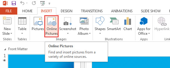 Insert Clip Art in PowerPoint 2013 0