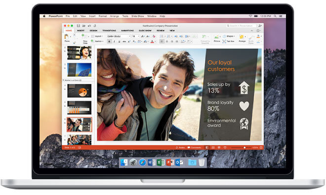 updated microsoft office for mac