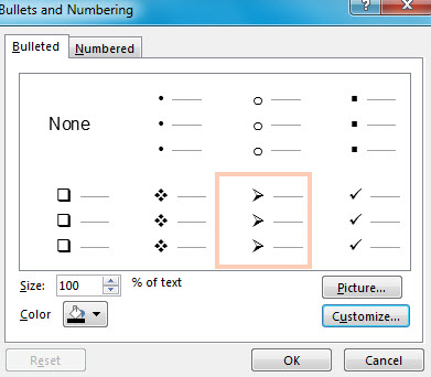 Numbered & Bulleted Lists in PowerPoint 2013 2