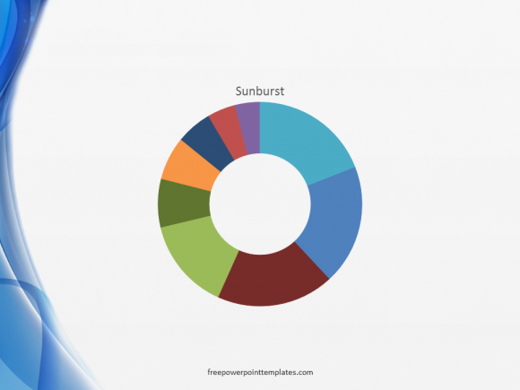 PowerPoint 2016 - Charts - Sunburst -- FreePowerPointTemplates