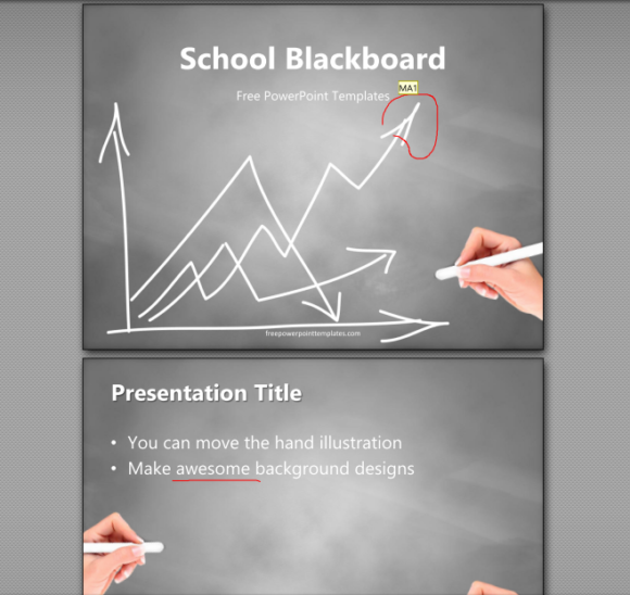 PowerPoint Files -- File - Save as - PDF - Options... - Comments and Ink Markup - PDF - FreePowerPointTemplates