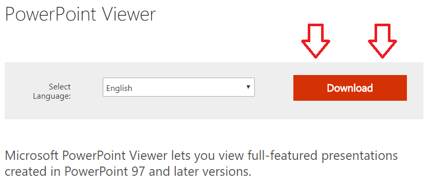 download powerpoint viewer