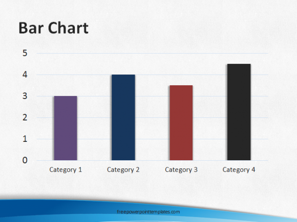 Print - Color Bar Chart - FreePowerPointTemplates